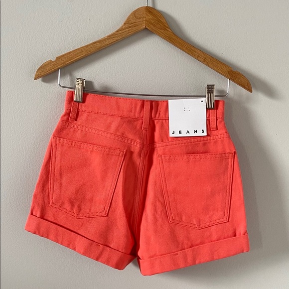 NWT American Apparel highwaisted jean shorts - Picture 2 of 3